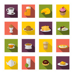 Sticker - Breakfast Icons Flat