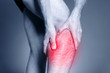 Calf leg pain, muscle injury