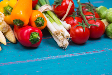 Wall Mural - Farmer fresh organic vegetables