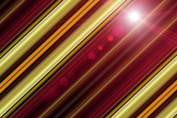 Poster - fantastic stripe design with lights