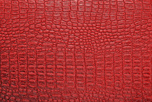 Abstract Red Alligator Patterned Background