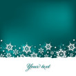 Christmas card with space for text