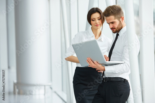 Business people working together. Bussiness Team Poster