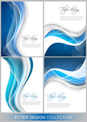 Poster - Set of business flyer template, brochure or corporate banner