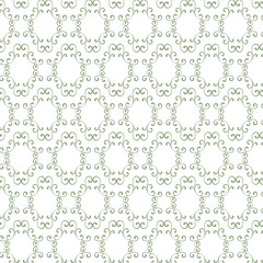 Poster - Seamless curly vintage background, wallpaper.