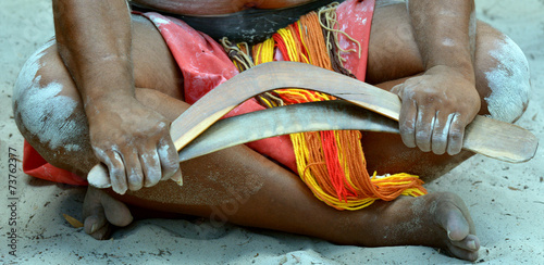 Plakat Aboriginal culture show in Queensland Australia