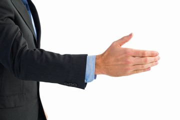 Poster - Businessman ready to shake hand