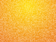 Orange Grain Checkered Background With Vignette