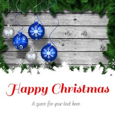 Poster - Happy Christmas message