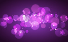 Abstract Air Bubble And Bokeh Vector Background
