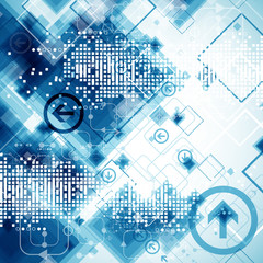 Abstract technology business template background.