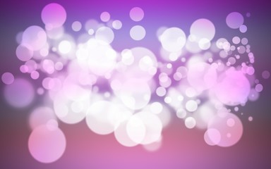 Wall Mural - colorful purple holiday bokeh. Abstract Christmas background