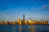 Fototapeta Miasta - Manhattan Skyline from Jersey at twilight, New York City