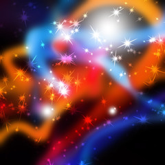 Leinwandbilder - star abstract  background
