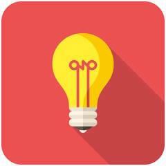 Wall Mural - light bulb icon