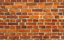 Red Brick Wall Seamless Background Pattern