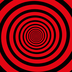 Wall Mural - Red Black Spiral