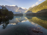 Fototapeta Pomosty - Alpejskie lustro