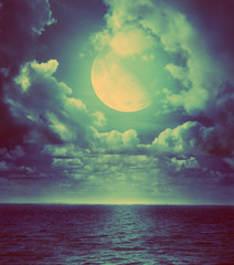 Wall Mural - moonlight. retro stale.