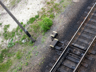 Railroad background.