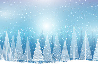 Christmas tree background