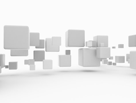 3d cubes blank