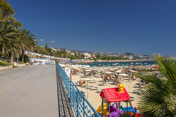 Canvas Print - Promenade San Remo