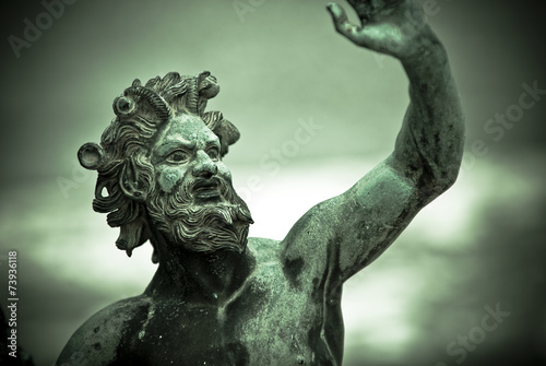 Fotomural Casa del Fauno, Sátiro en Pompeya