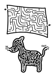 Wall Mural - Two creative mazes