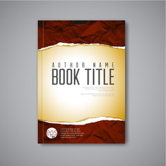Wall Mural - Modern Vector abstract book cover template