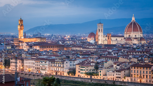 Sunset over Florence, Italy