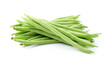 © nipaporn - green beans on white background
