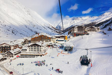 Mountain Ski Resort Obergurgl Austria