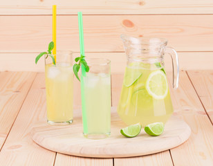 Sticker - Glass pitcher full of lemonade.