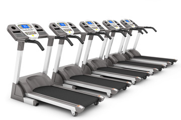 Wall Mural - Treadmill Machines