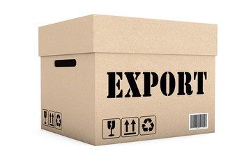 Poster - Box with Export Sign