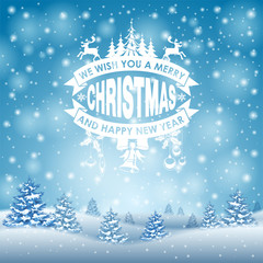 Wall Mural - Christmas Background