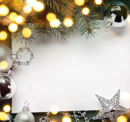 art christmas holiday background; tree light