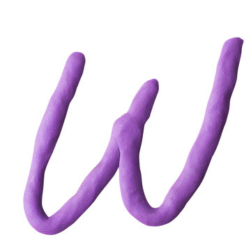 letter from plasticine