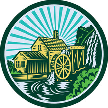 Watermill House Circle Retro