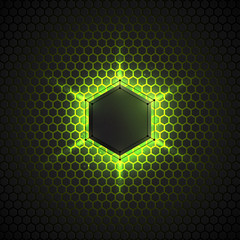 Poster - abstract 3d vector dark background
