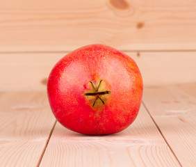 Sticker - Ripe pomegranate fruit.