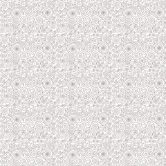 Poster - Vector abstract seamless pattern with swirls.