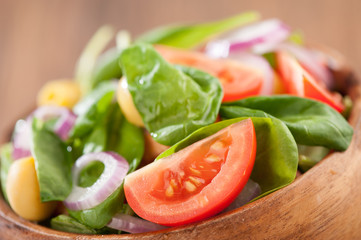 Canvas Print - spinach salad