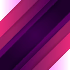 Poster - Abstract purple and violet paper triangle shapes background