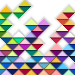 Poster - Colorful Geometric Pattern