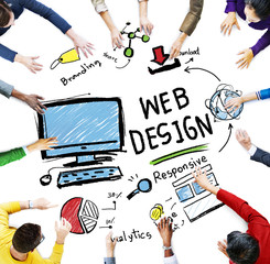 Poster - Content Creativity Digital Graphic Layout Web Design Concept
