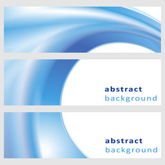 Poster - set abstract vector background