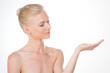 © Dave_Pot - nordic girl on half face with one hand up