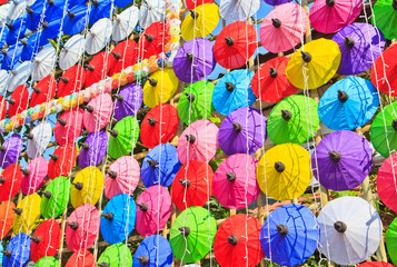 Handmade umbrella in Asian style